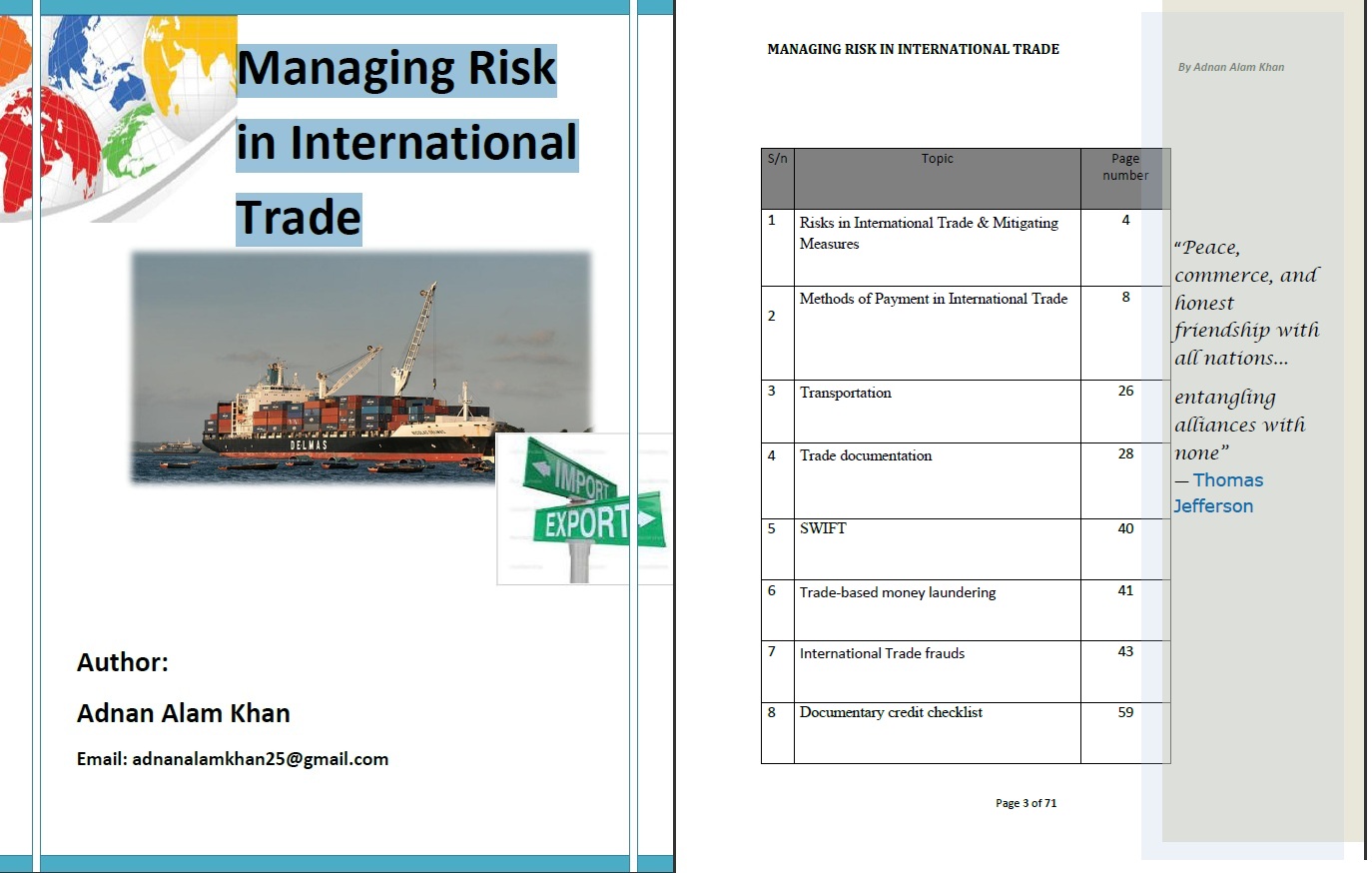 Risk in International Trade
