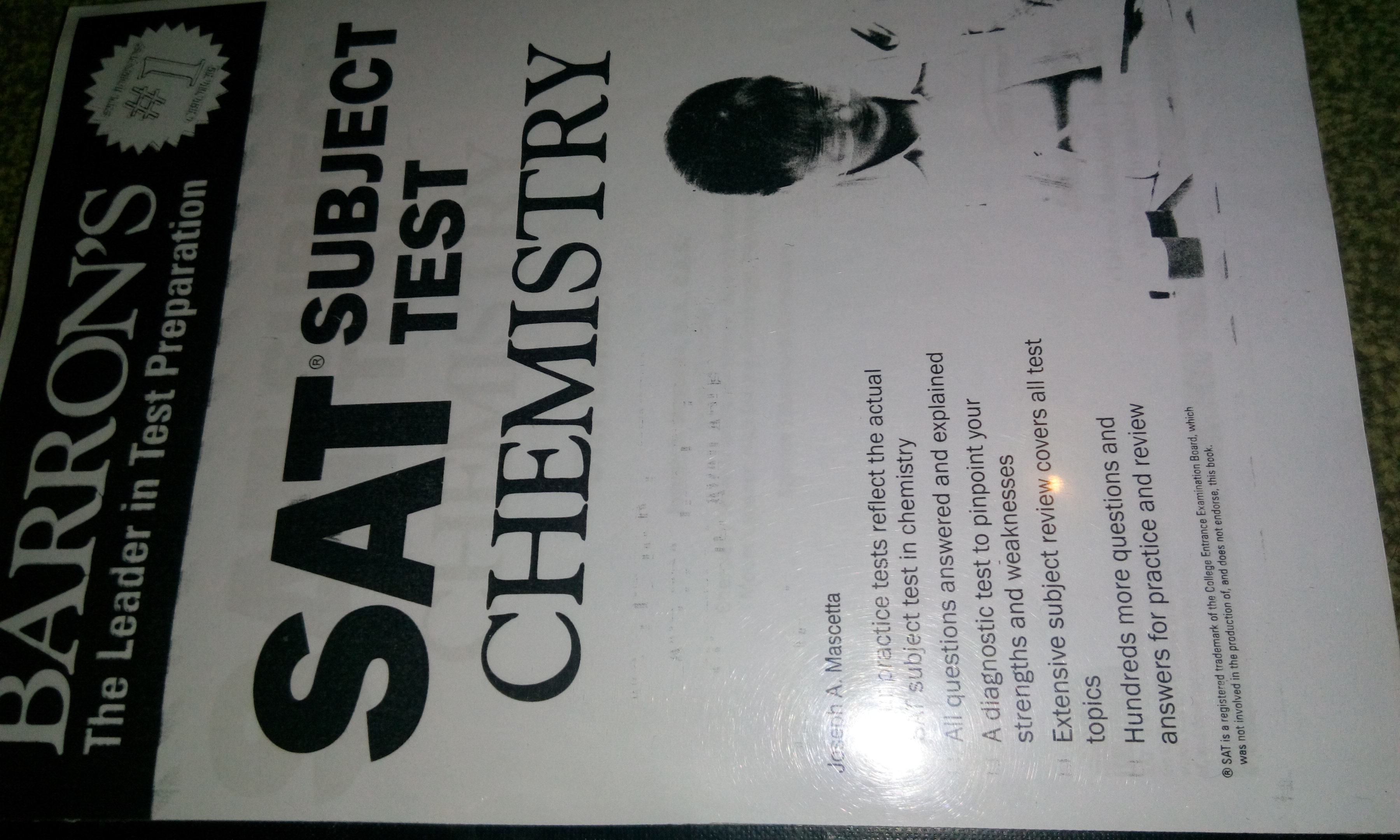 BARRONS SAT Subject Test Chemistry
