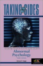 taking sides. clashing views on controversial issues in abnormal psychology