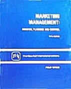 Marketing Management, 11th edition
