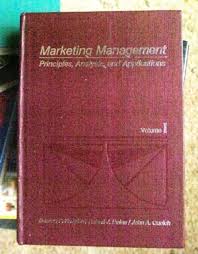 Marketing Management: Principles,Analysis and
Applications (Volume I)

