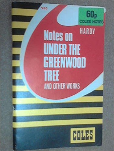 Notes on Thomas Hardy's 'Under the greenwood tree'
