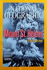 National Geographic May 2010 Mount st. Helens . 
