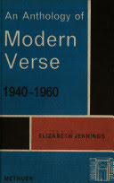 An Anthology of Modern Verse, 1940-1960
