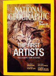National Geographic Jan 2015 The first Artists.
