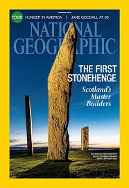 National Geographic Aug 2014 The first stonehenge.

