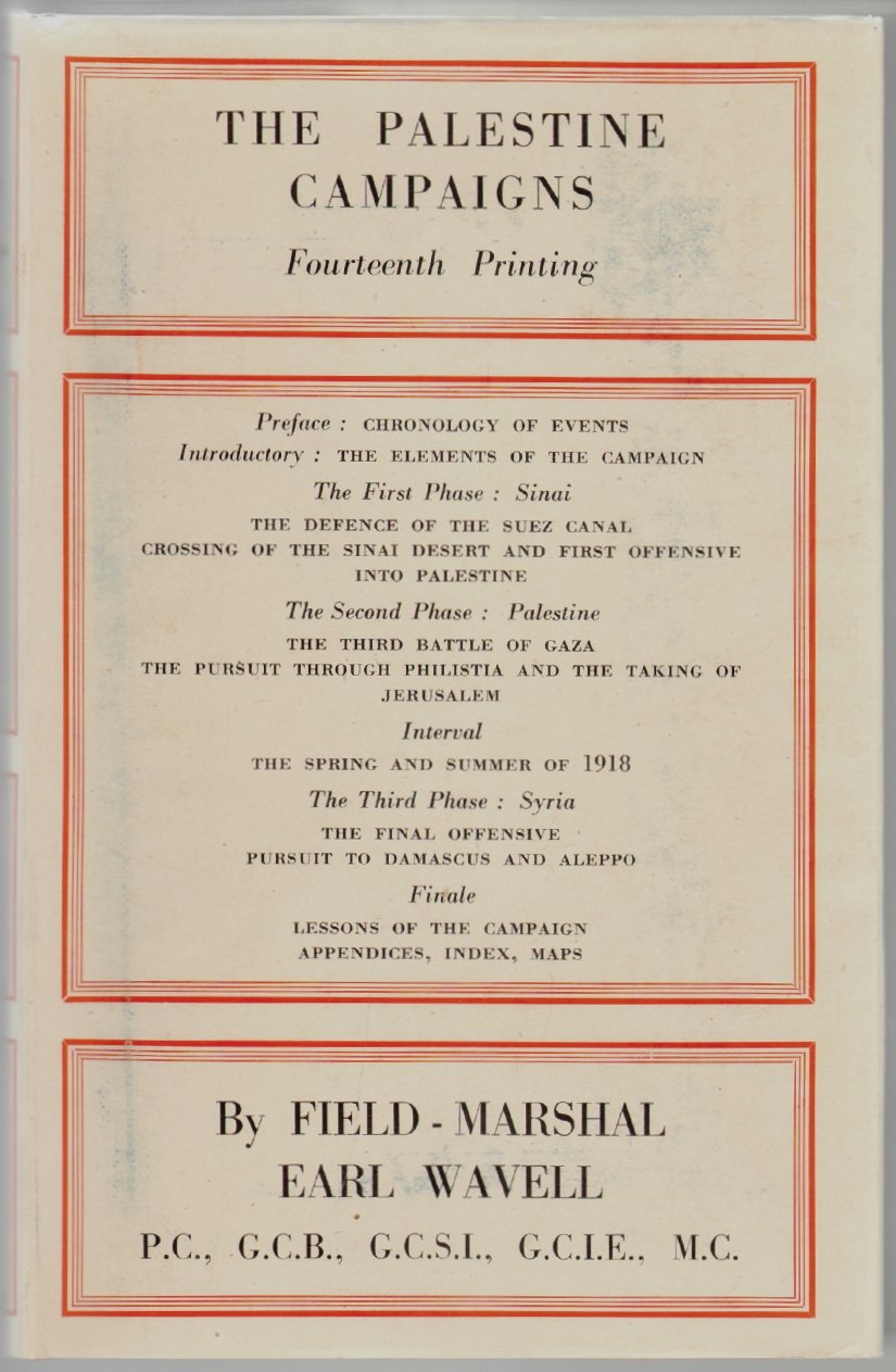 the palestine campaigns
