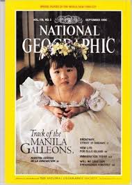 National Geographic Sep 1990 Track Of The Manila
Galleons.

