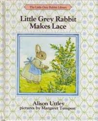 little grey rabbit makes lace