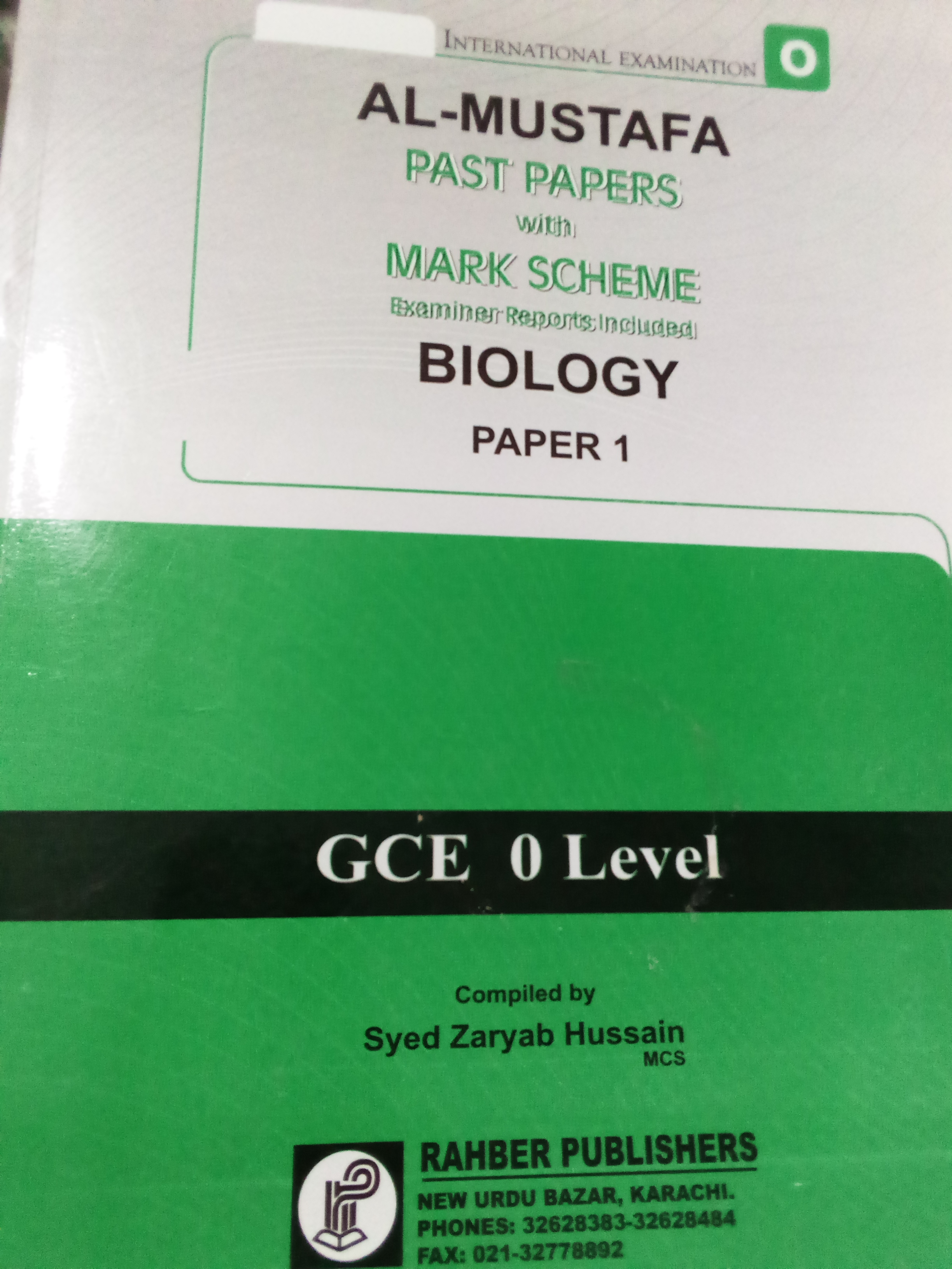 o levels past papers biology