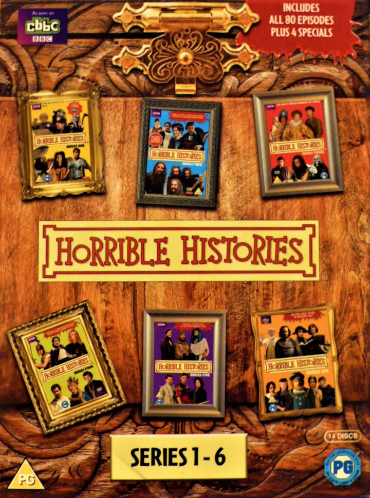 horrible histories box set - series 1 - 6 & specials dvd