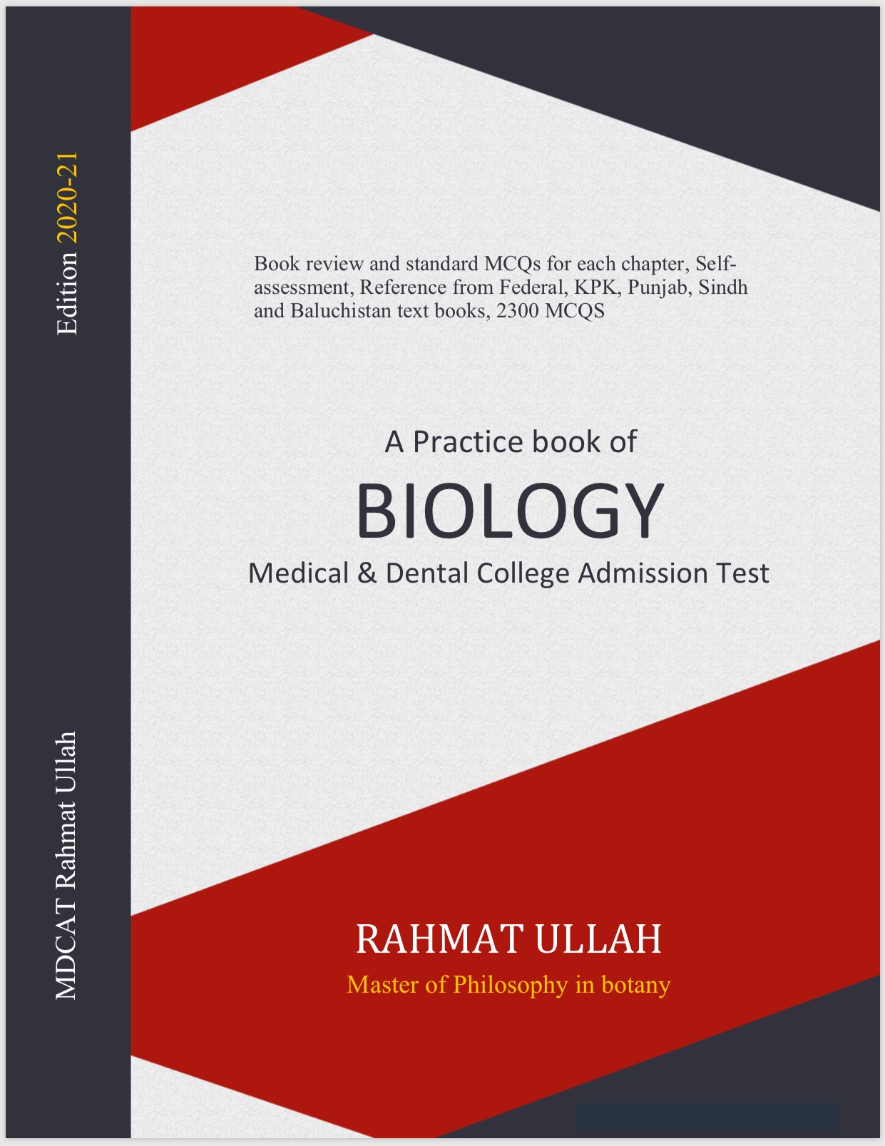 a practice book of biology for mdcat