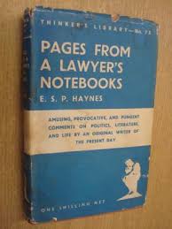 Pages From a Lawyers Notebooks.
