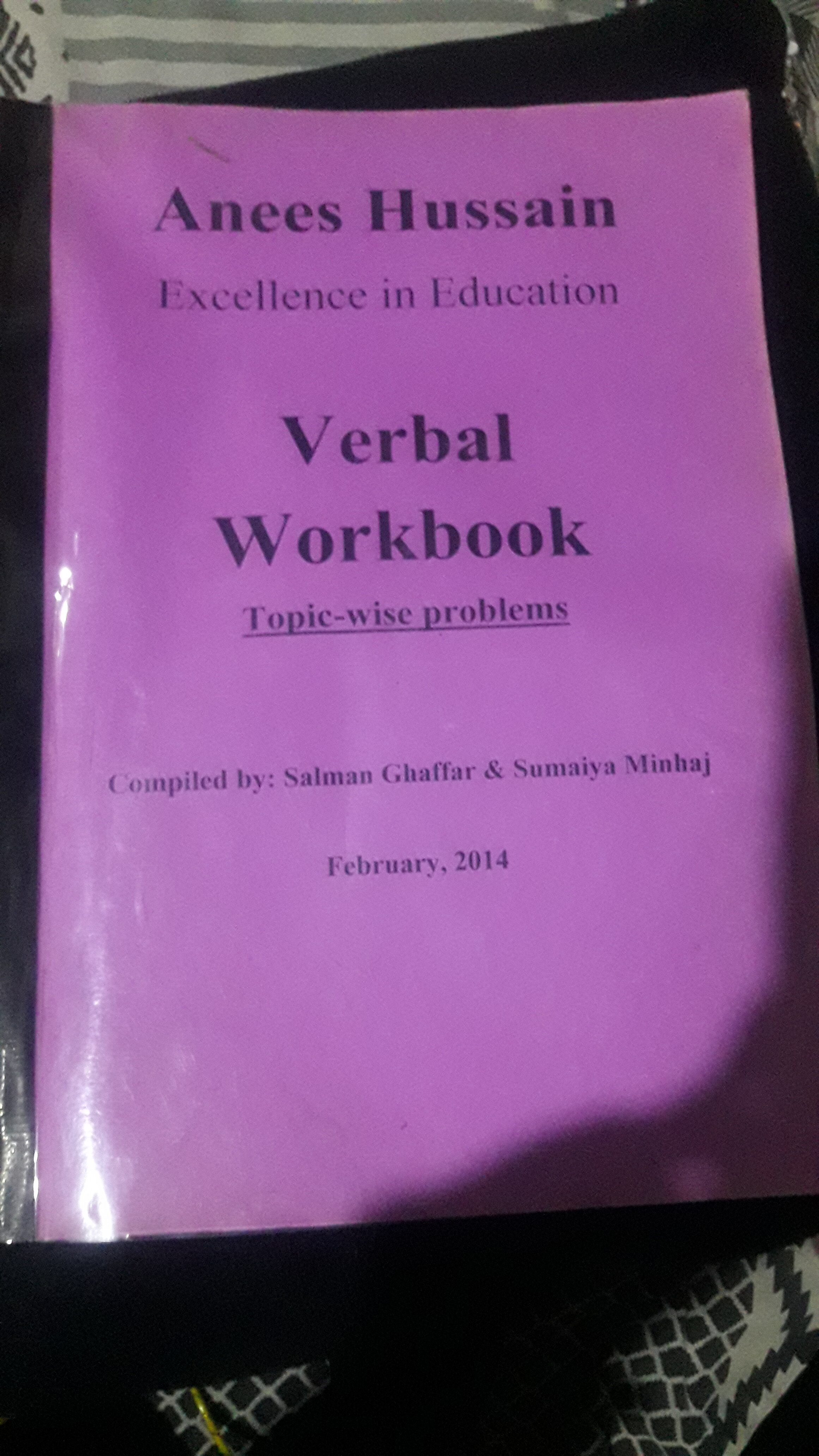 verbal workbook