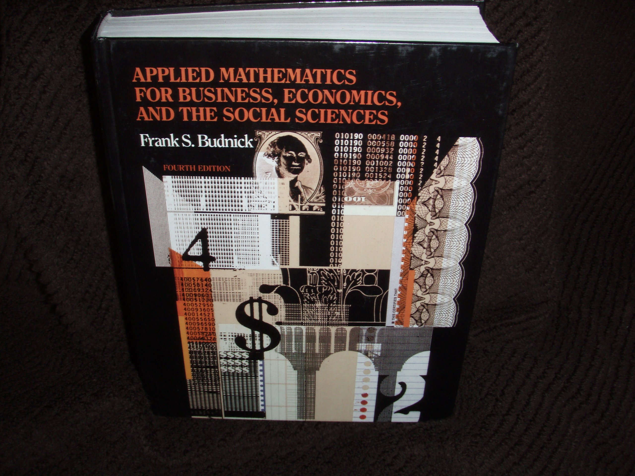 applied mathematics for business, economics, and the social sciences