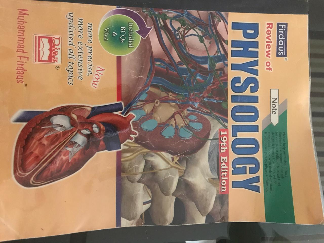 firdaus physiology short book