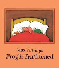 frog is frightened