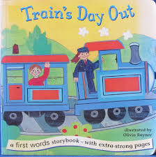 train goes for a ride ( board book )