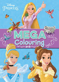 disney princess mega colouring