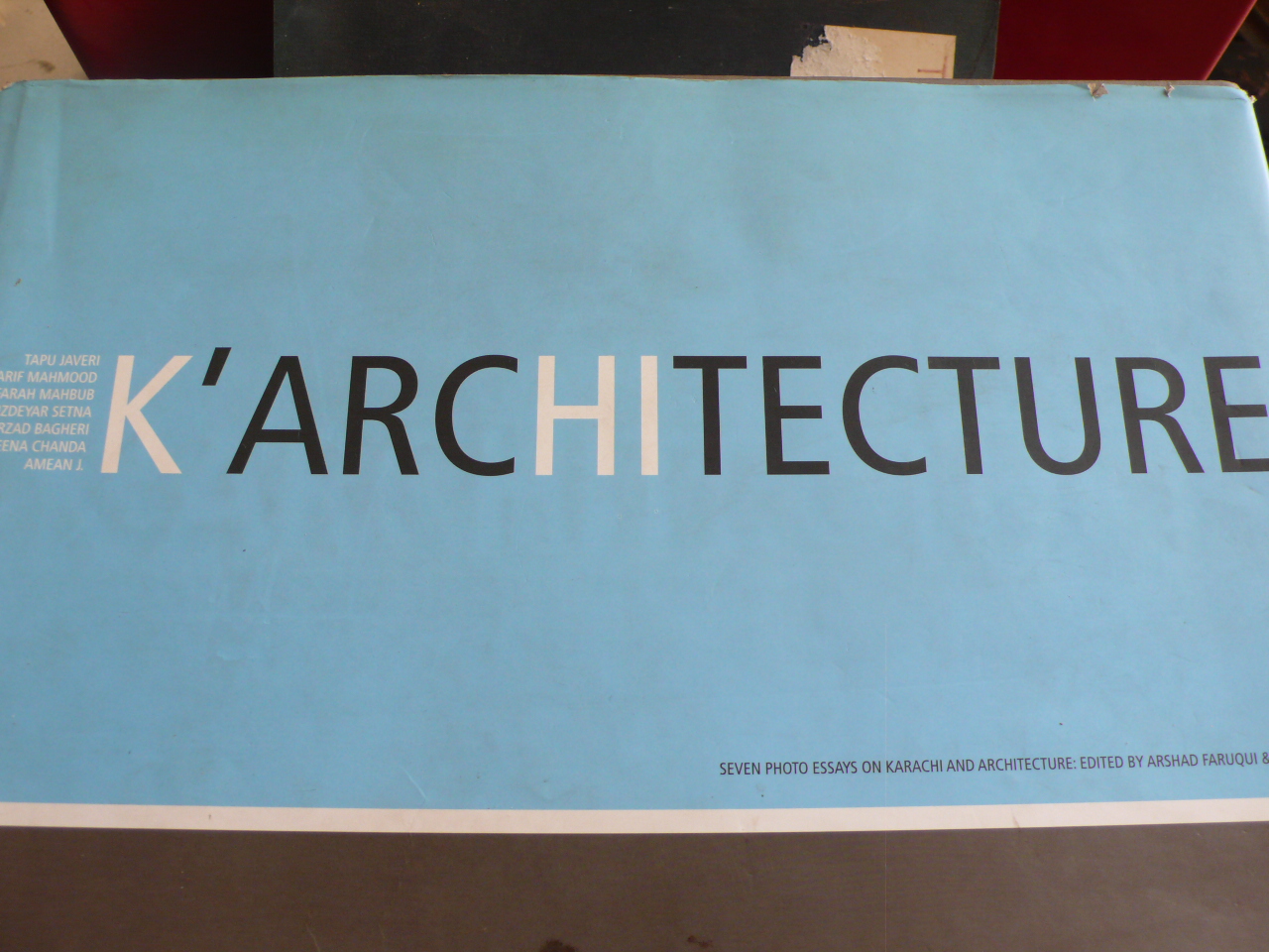 k'architecture: seven photo essays on karachi and architecture