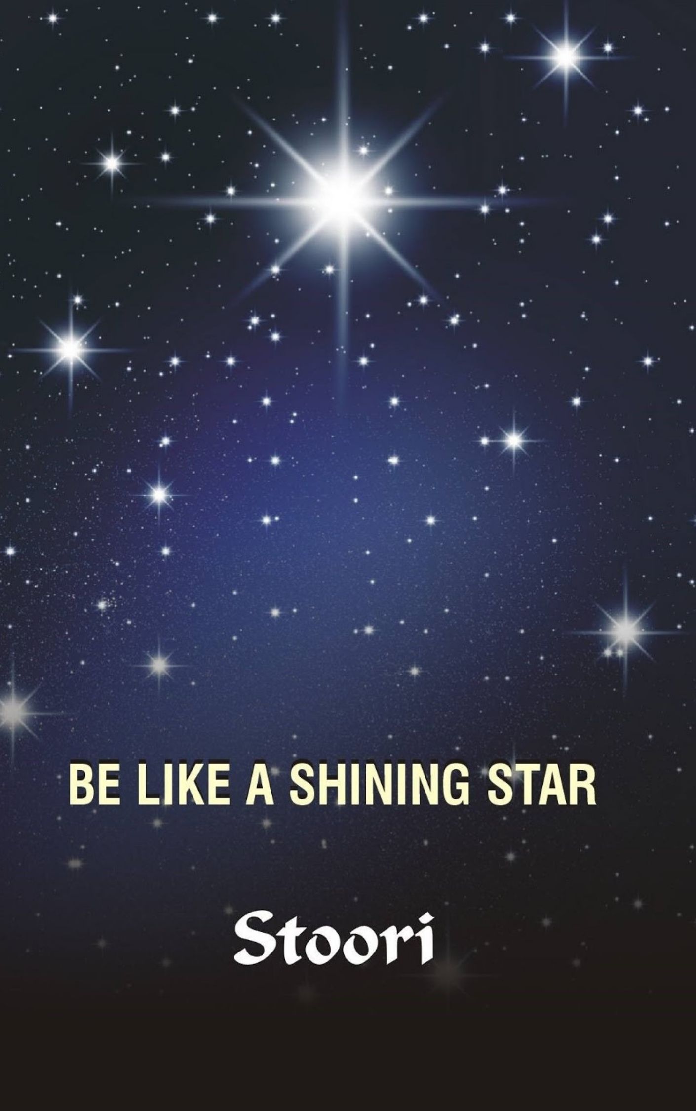 be like a shining star