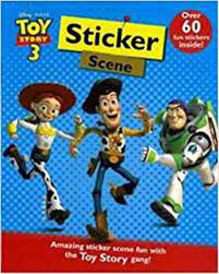 disney sticker scene: toy story 3