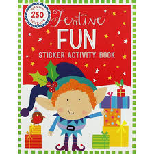 festive fun sticker activity book