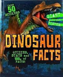 dinosaur facts - over 50 stickers and giant pull-out poster
