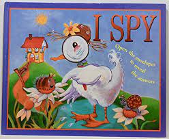 i spy,envelop book