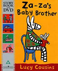 za-za's baby brother book & dvd