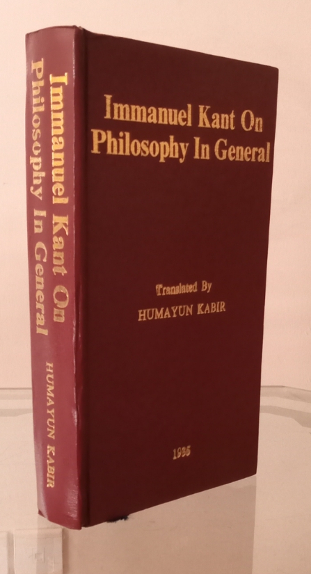 immanuel kant on philosophy in general