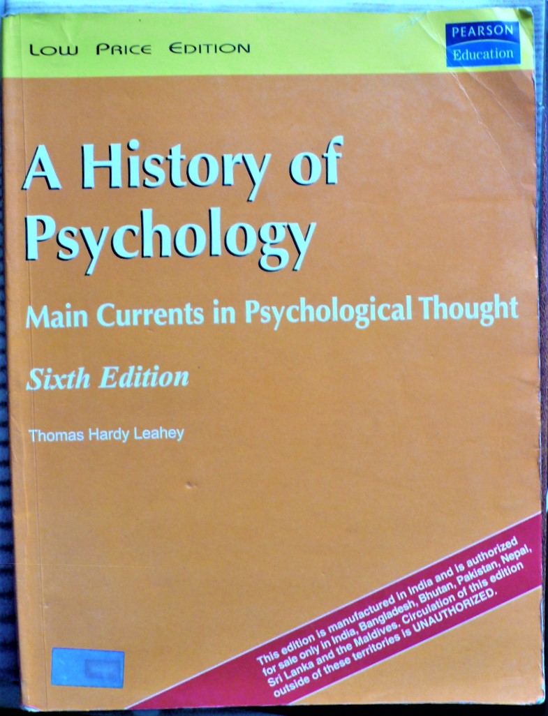 a history of psychology: main currents in psychological thought