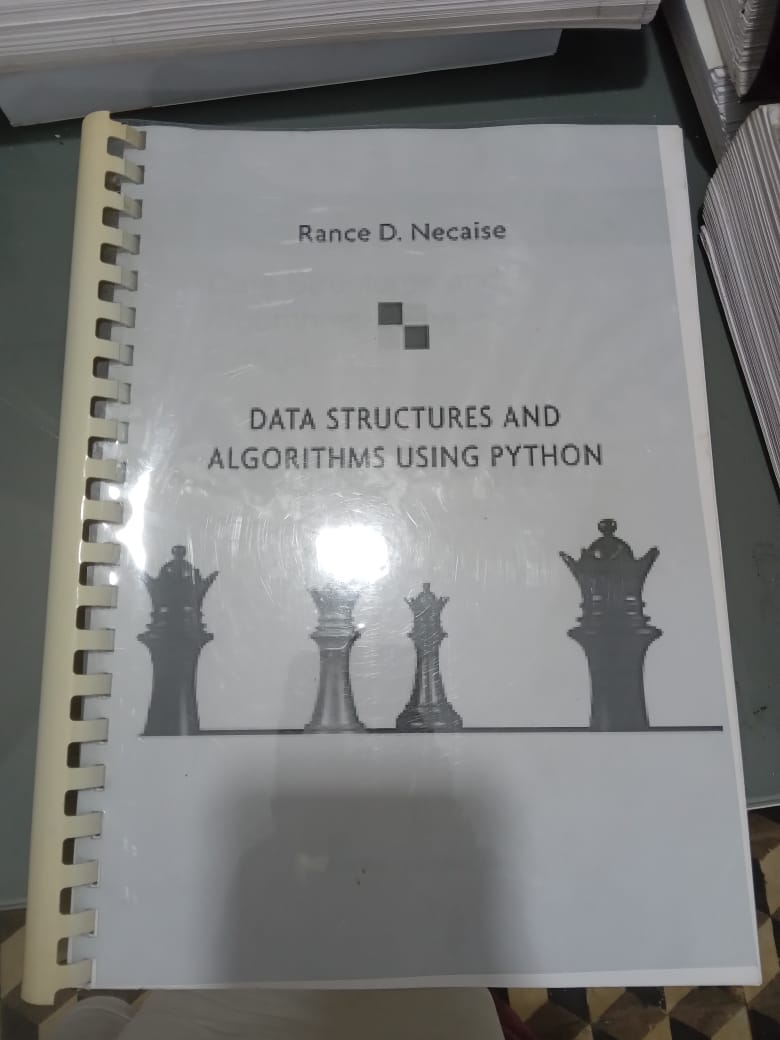 data structures and algorithms using python