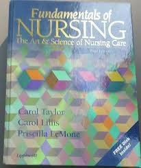 Fundamentals of Nursing: 3rd edition ( Free
DiskInside)
