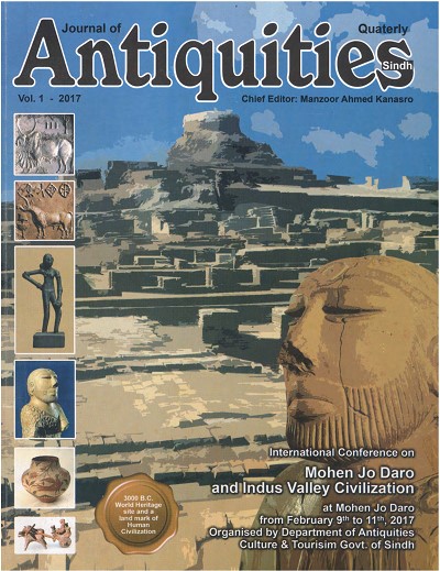 sindh antiquities quarterly journal vol-i, no: 1, 2017