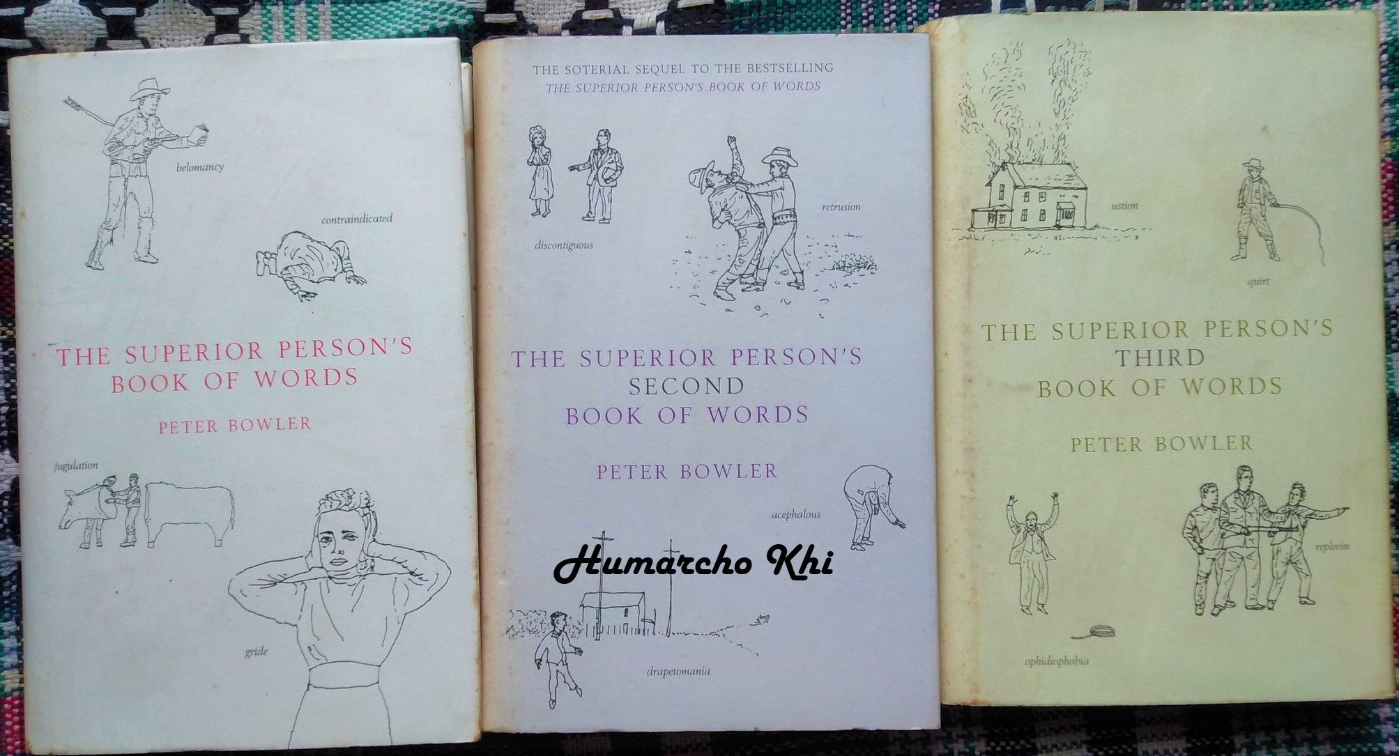 the superior person's book of words (set of 3 books)