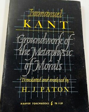 groundwork of the metaphysic of morals