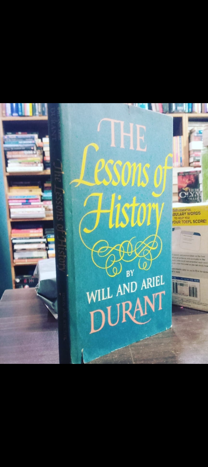 the lessons of history by will durant. 1st edition original hardcover
