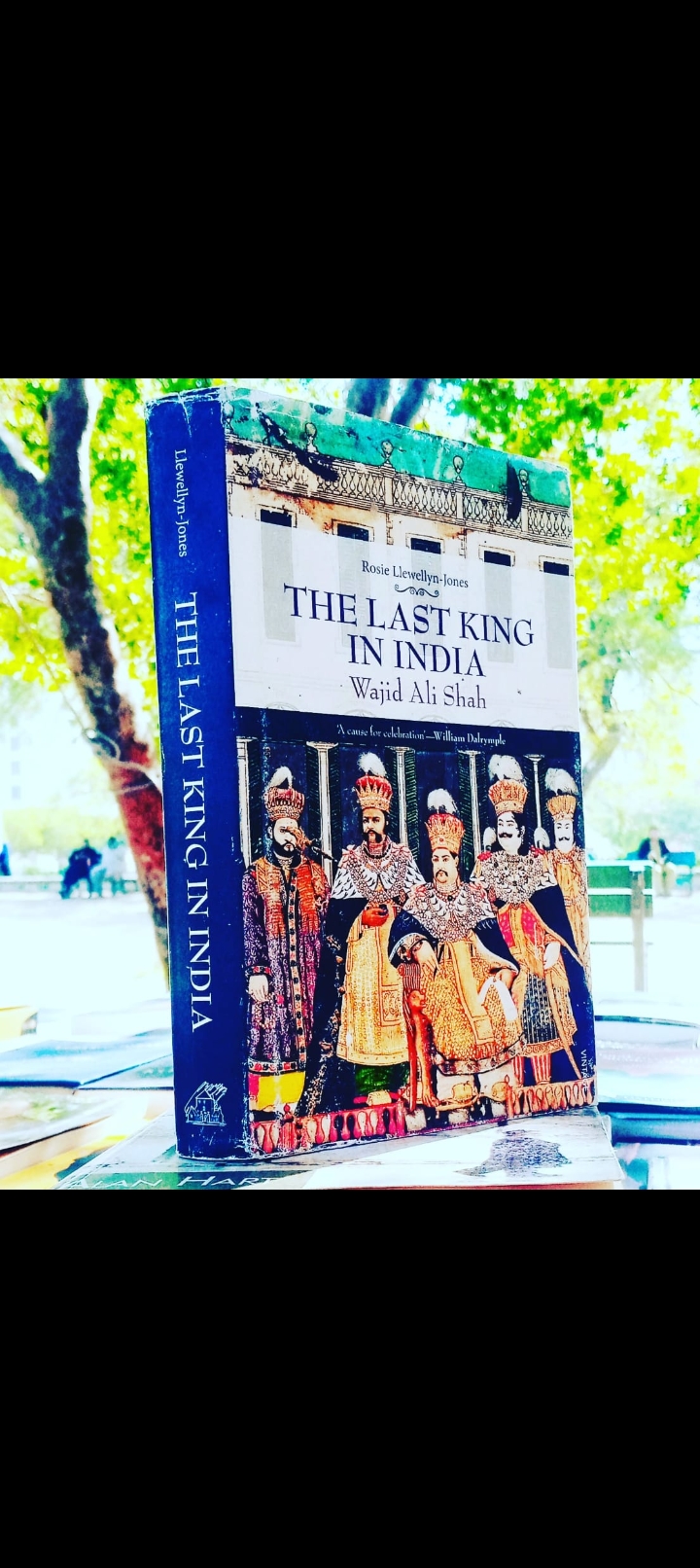 the last king in india wajid ali shah by rosie llewellyn.original hardcover