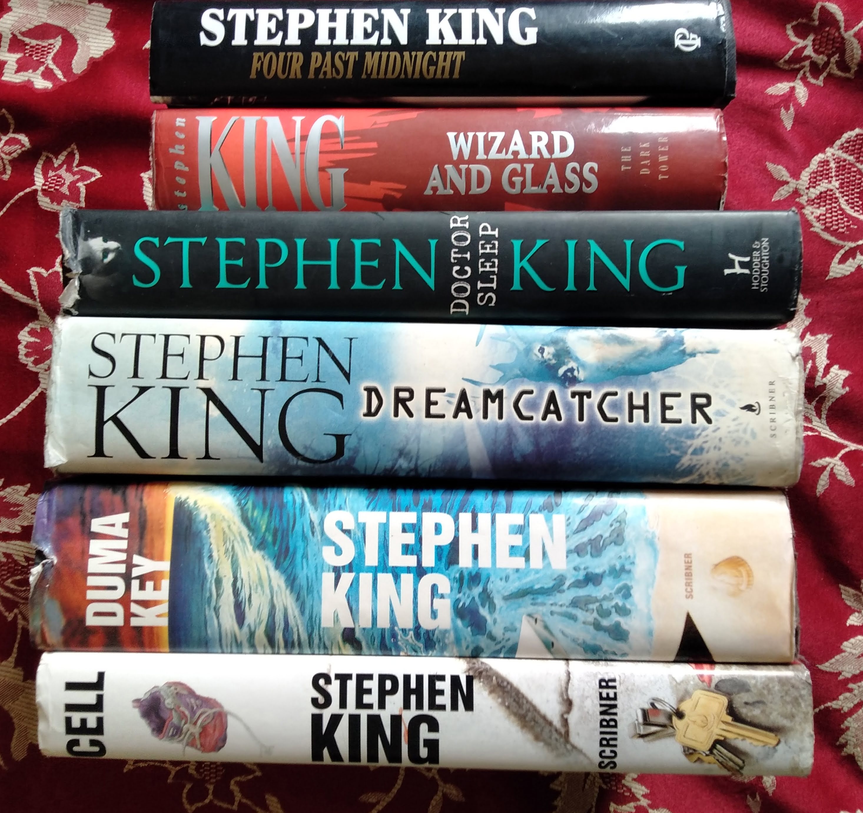 stephen king's 6 titles in hardcover
