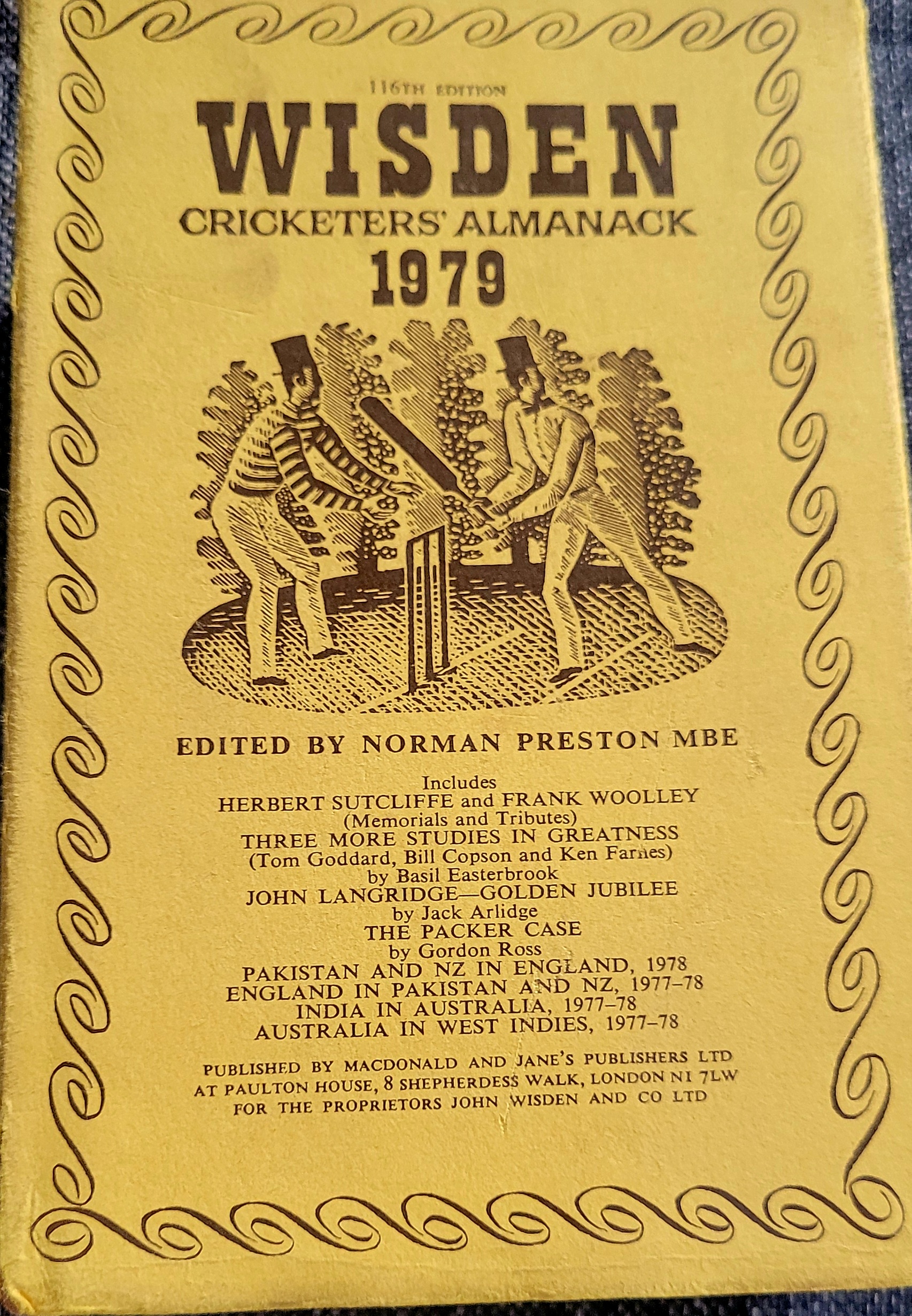 wisden cricketer's almanack 1979