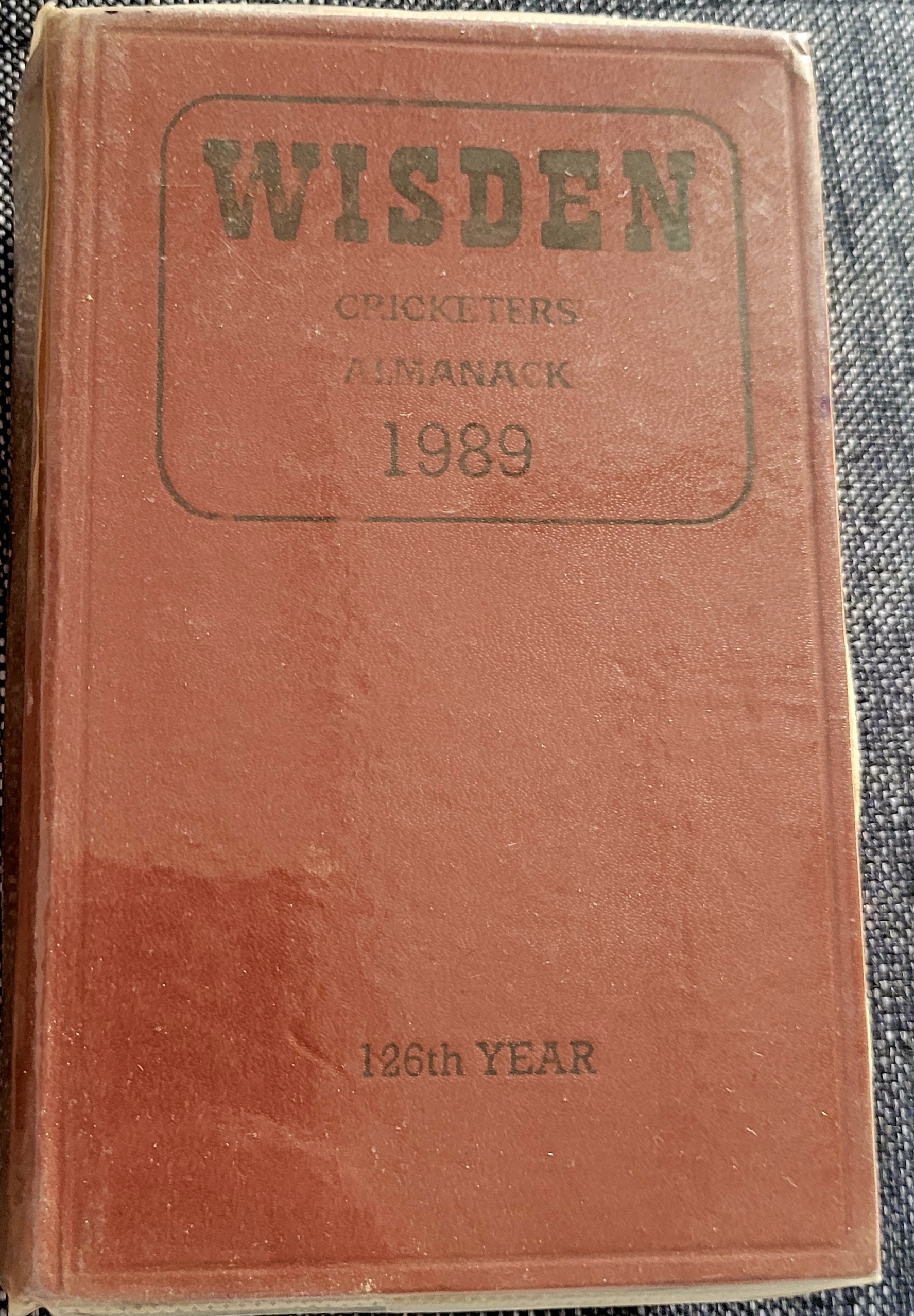wisden cricketer's almanack  1989
