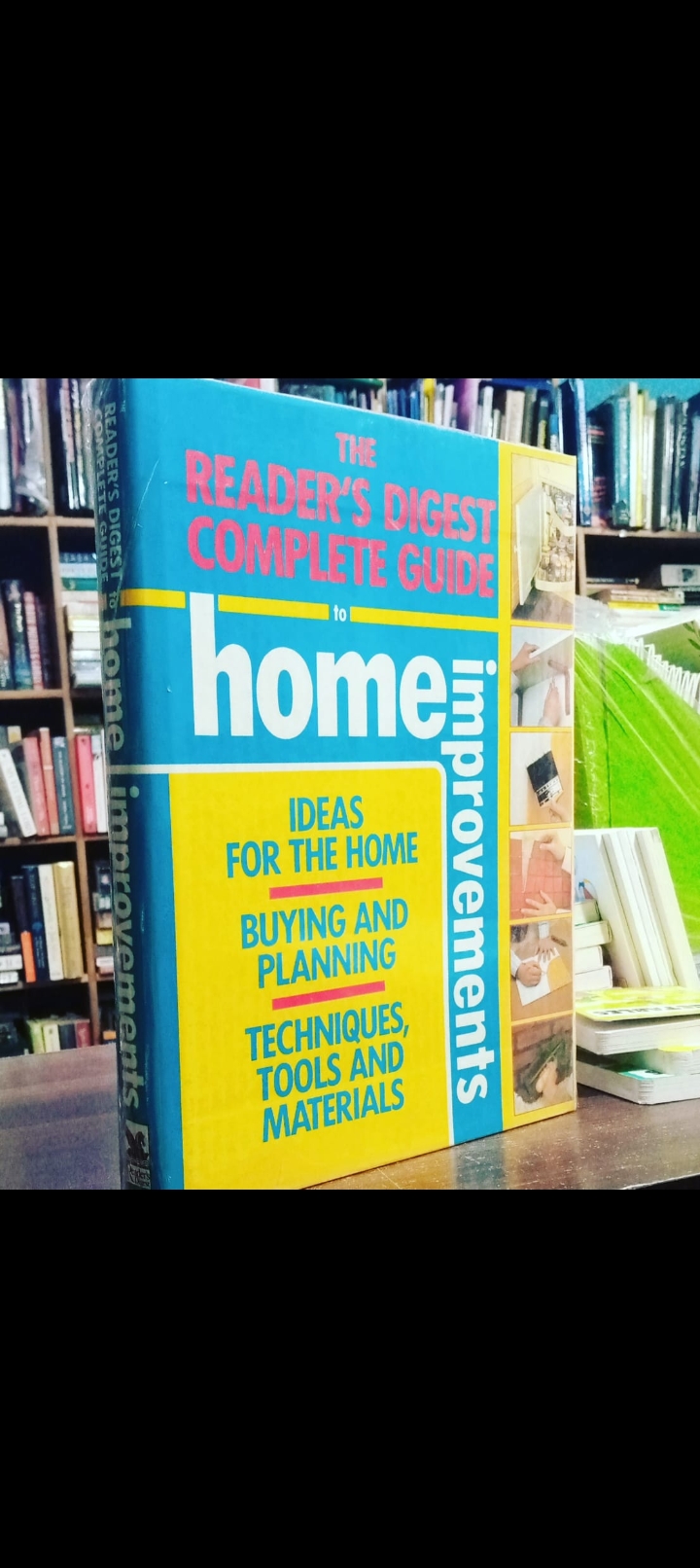 the reader's digest complete guide to home improvements. original large size coffee table book