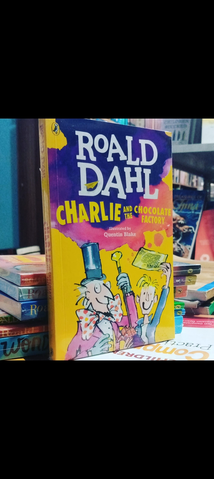 charlie and the chocolate factory by roald dahl. new paperback