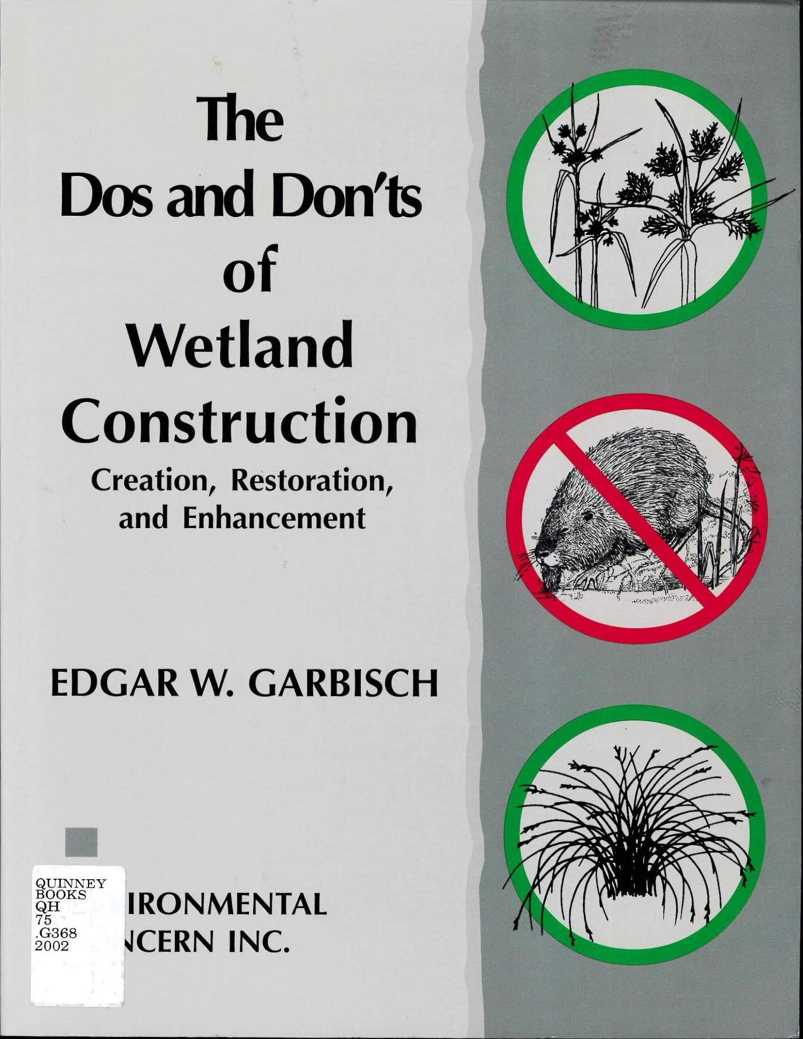 the do's and don'ts of wetland construction