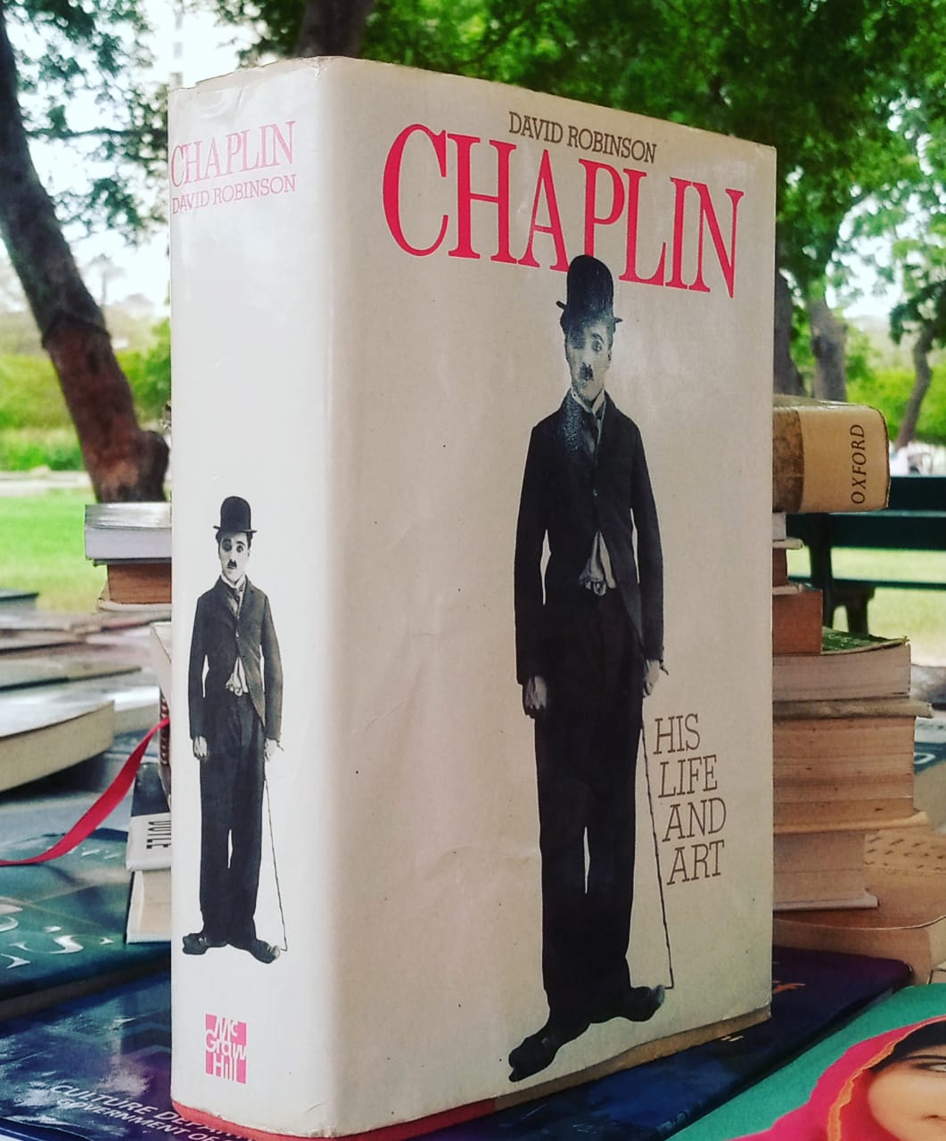 chaplin his life and art by david robinson. original hardcover .