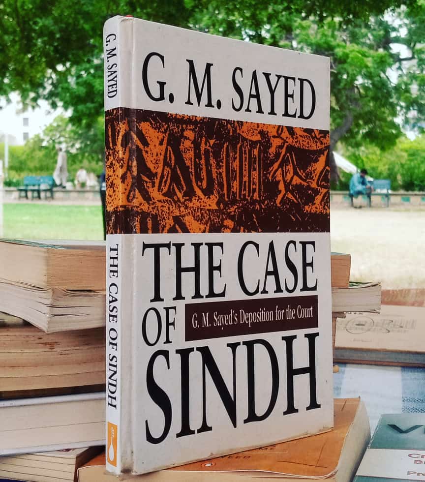 the case of sindh by g.m.sayed. original hardcover
