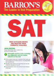 barrons sat test preparation book