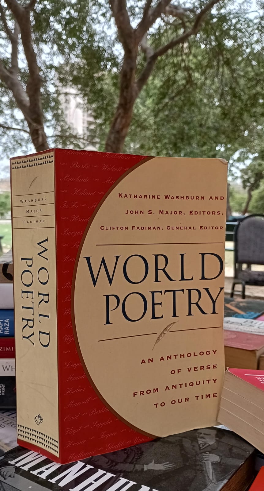 world poetry an anthology of verse from antiquity to our time edited by washburn, major and fadiman.