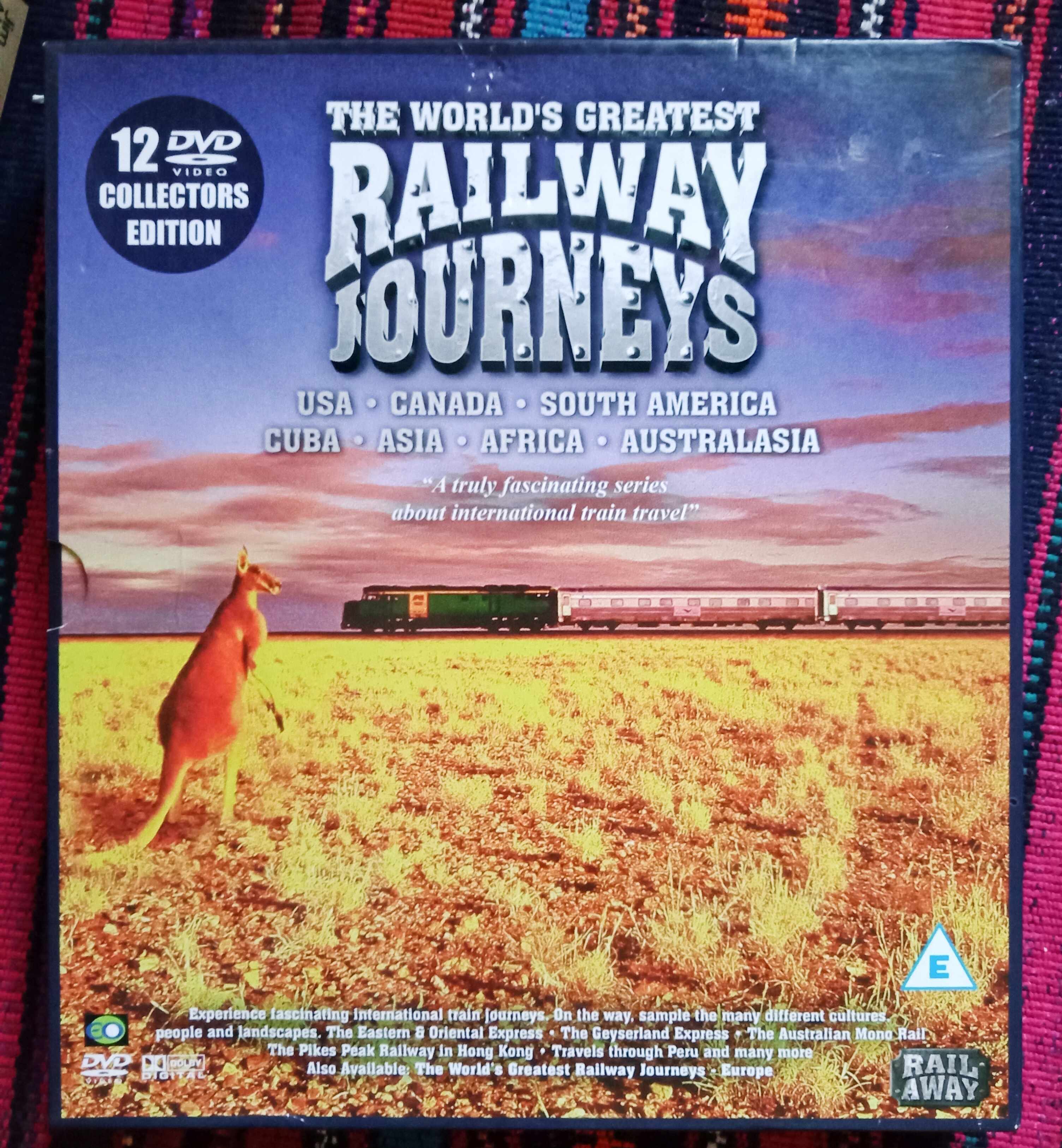 the world's greatest railway journeys 12 dvds set